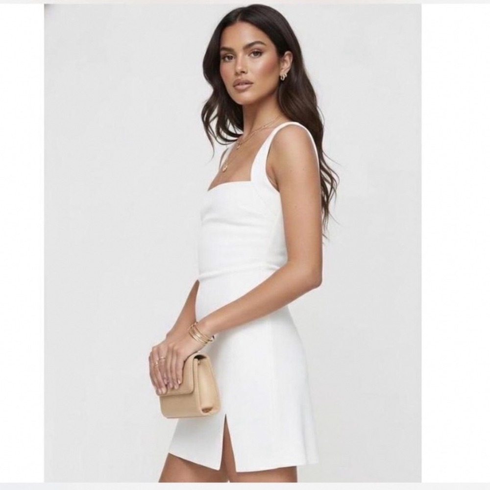 Princess Polly Bombshell Square Neck Mini Dress Size 4
